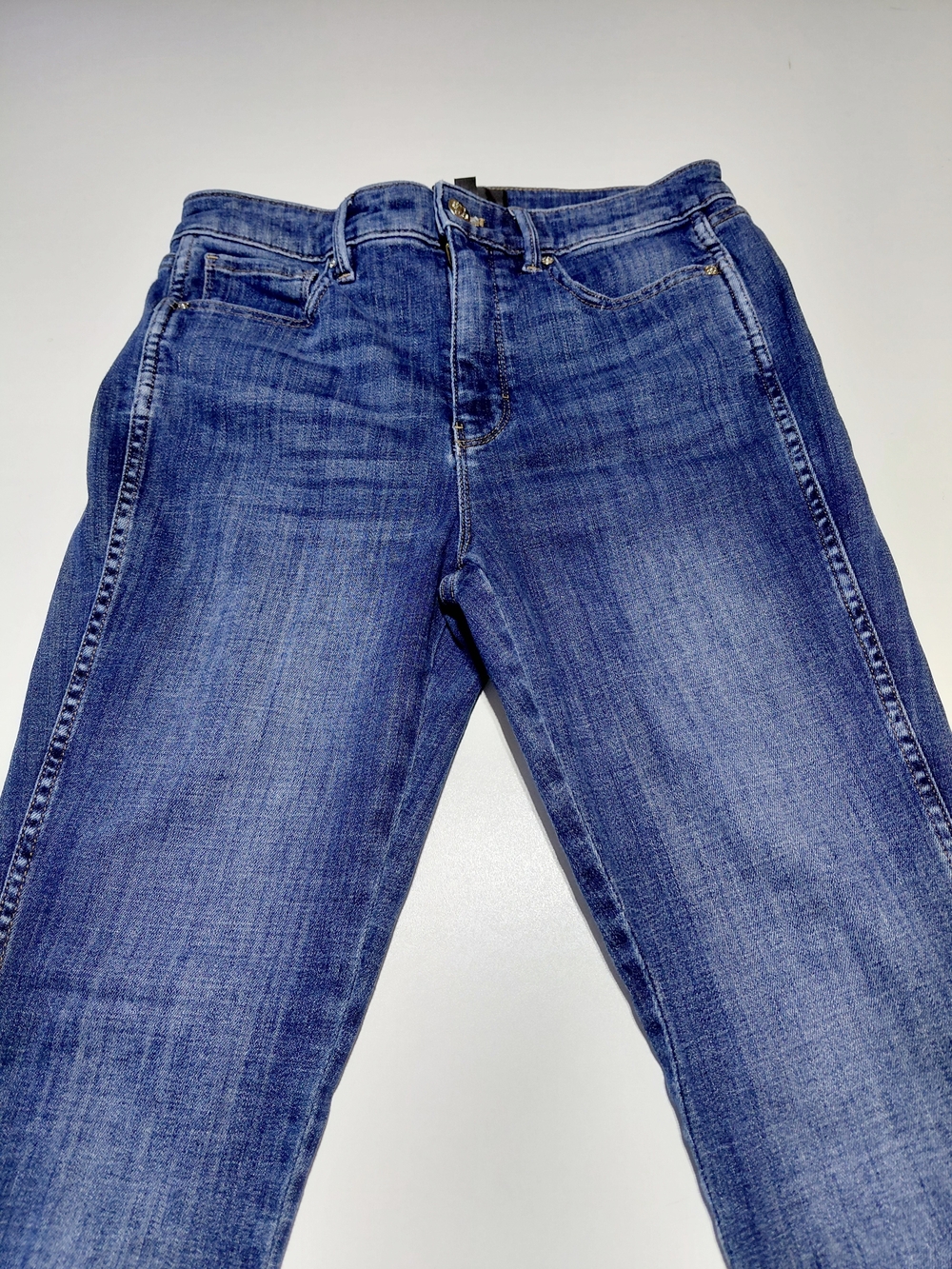 WHITE HOUSE BLACK MARKET Women's Extra High Rise Skinny Blue Jeans Size 4